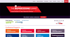 Desktop Screenshot of bioprocessingsummit.com